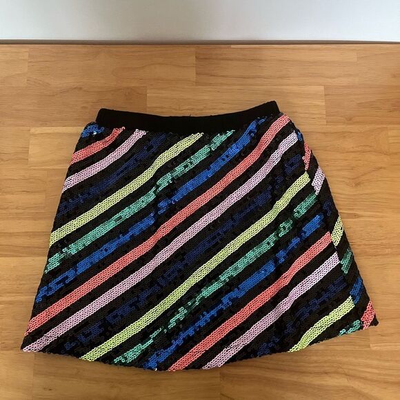 Rockets of awesome girls colorful sequins skirt 8 yrs old - Picture 1 of 3